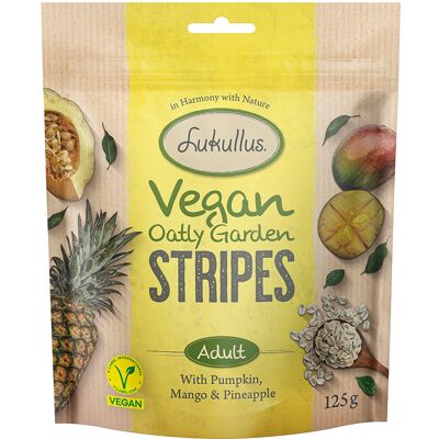 Lukullus Vegan Oatly Garden Stripes, z dynią, mango i ananasem - 3 x 125 g Lukullus Vegan Oatly Garden Stripes, z dynią, mango i ananasem - 3 x 125 g