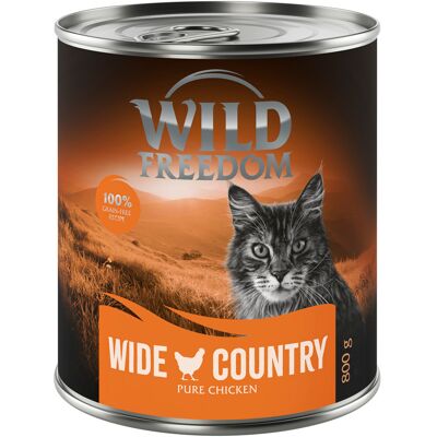 Wild Freedom Adult, 6 x 800 g - bezzbożowa receptura - Wide Country - Czysty kurczak Wild Freedom Adult, 6 x 800 g - bezzbożowa receptura - Wide Country - Czysty kurczak