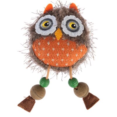 Zabawka sowa TIAKI Happy Owl - Plusz z kocimiętką Zabawka sowa TIAKI Happy Owl - Plusz z kocimiętką