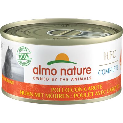 Almo Nature HFC Complete, 6 x 70 g - Kurczak z marchewką Almo Nature HFC Complete, 6 x 70 g - Kurczak z marchewką