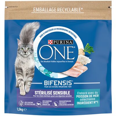 Purina ONE Sensitive to Sea Fish - Karma dla kota Purina ONE Sensitive to Sea Fish - Karma dla kota