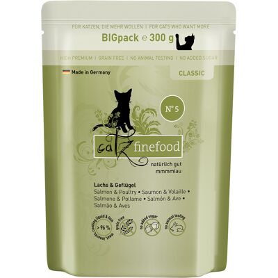 Catz Finefood 6 x 300 g Wilgotne jedzenie dla kotów - Różne smaki Catz Finefood 6 x 300 g Wilgotne jedzenie dla kotów - Różne smaki