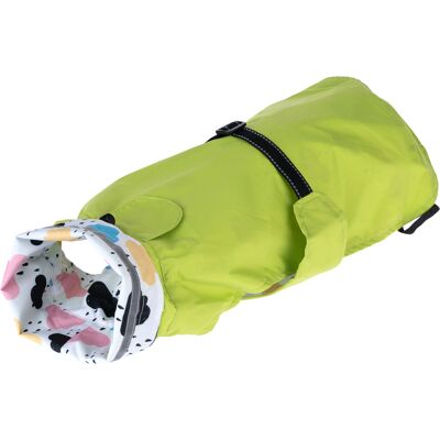 Odwracana kurtka przeciwdeszczowa dla psa TIAKI Clouds - ok. 30cm długości Odwracana kurtka przeciwdeszczowa dla psa TIAKI Clouds - ok. 30cm długości