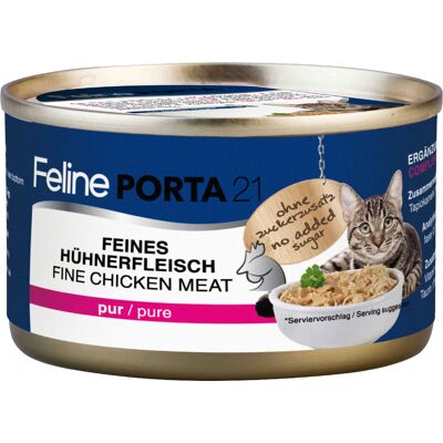 Jedzenie dla kotów Porta 21 - Naturalne Kurczak/Tun, 24x90g Jedzenie dla kotów Porta 21 - Naturalne Kurczak/Tun, 24x90g