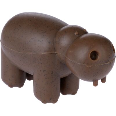 TIAKI piszcząca zabawka do żucia, hipopotam - Dł. x szer. wys.: 13,5 x 6 x 8 cm TIAKI piszcząca zabawka do żucia, hipopotam - Dł. x szer. wys.: 13,5 x 6 x 8 cm