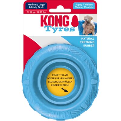 KONG Puppy Tyres, opona - Rozmiar M/L: Ø 11,4 x wys. 3,8 cm KONG Puppy Tyres, opona - Rozmiar M/L: Ø 11,4 x wys. 3,8 cm