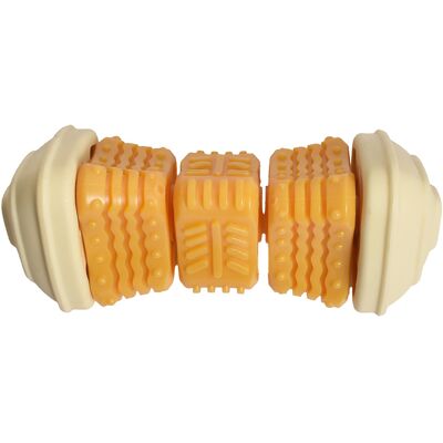 Bobby zabawka dla psa Onigiri - Żółta (dł. x szer. x wys.): 14,5 x 6,5 x 6,5 cm Bobby zabawka dla psa Onigiri - Żółta (dł. x szer. x wys.): 14,5 x 6,5 x 6,5 cm