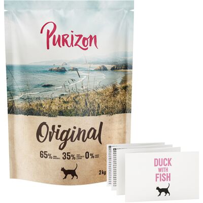 Purizon Original, kaczka z rybą – bez zbóż - NOWOŚĆ: 2 kg Purizon Original, kaczka z rybą – bez zbóż - NOWOŚĆ: 2 kg
