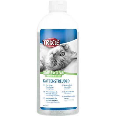 Trixie Simple'n'Clean odświeżacz do żwirku dla kota, wiosenna świeżość - 750 g Trixie Simple'n'Clean odświeżacz do żwirku dla kota, wiosenna świeżość - 750 g
