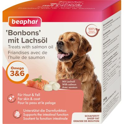 Beaphar Przysmaki dla psów z olejem z łososia - 245g Beaphar Przysmaki dla psów z olejem z łososia - 245g