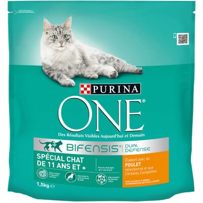 Purina ONE karma dla starszych kotów - Kurczak i pełnoziarniste zboża - 11+ lat Purina ONE karma dla starszych kotów - Kurczak i pełnoziarniste zboża - 11+ lat