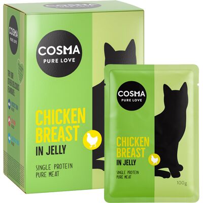 Cosma Original, saszetki, 6 x 100 g - Pierś z kurczaka Cosma Original, saszetki, 6 x 100 g - Pierś z kurczaka