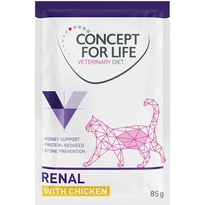 Concept for Life Veterinary Diet Renal, kurczak, saszetki - 12 x 85 g Concept for Life Veterinary Diet Renal, kurczak, saszetki - 12 x 85 g