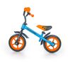 Rowerek biegowy Dragon z hamulcem niebiesko-pomarańczowy MILLY MALLY