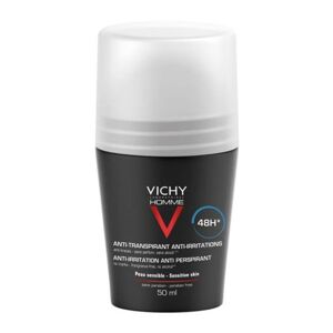 Vichy Homme Anti-Perspirant Sensitive Skin 48h antyperspirant w kulce do skóry wrażliwej 50 ml