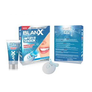 BlanX White Shock Power White Treatment wybielająca pasta do zębów + Blanx LED Bite 50 ml