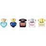 Versace Zestaw Miniatur Woda toaletowa Crystal Noir + Woda toaletowa Dylan Turquoise + Woda toaletowa Yellow Diamond + Bright Crystal + Pour Femme Dylan Blue Parfum 5 szt.