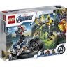 LEGO Marvel Avengers Avengers Walka na motocyklu 76142