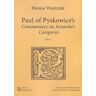 Towarzystwo Naukowe KUL Paul of Pyskowice's Commentary on Aristotle's Categories Part 1