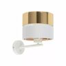 TK Lighting Kinkiet HILTON WHITE/GOLD 4770