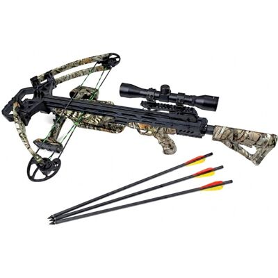 Jinx Kusza bloczkowa Dark Dragon Camo 150 lbs + luneta 4x32 Jinx Kusza bloczkowa Dark Dragon Camo 150 lbs + luneta 4x32
