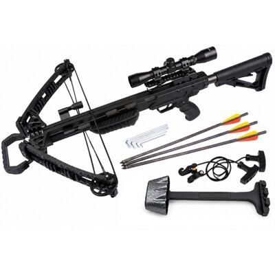 Jinx Kusza bloczkowa Magpul Cage 185 lbs + luneta 4x30 Jinx Kusza bloczkowa Magpul Cage 185 lbs + luneta 4x30