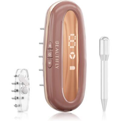 Beautifly LaserBoost Pro masażer stymulujący wzrost włosów z podświetleniem LED Rose Gold 1 szt. Beautifly LaserBoost Pro masażer stymulujący wzrost włosów z podświetleniem LED Rose Gold 1 szt.