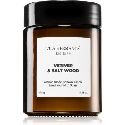 Vila Hermanos Apothecary Vetiver & Salt Wood świeczka zapachowa 120 g Vila Hermanos Apothecary Vetiver & Salt Wood świeczka zapachowa 120 g