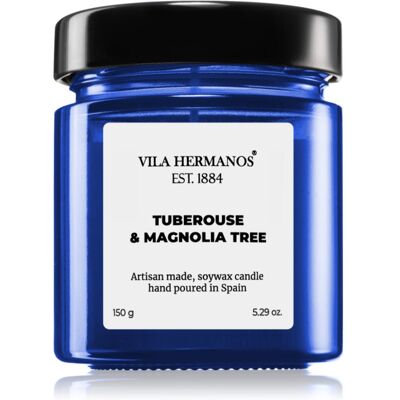 Vila Hermanos Apothecary Cobalt Blue Tuberose & Magnolia Tree świeczka zapachowa 150 g Vila Hermanos Apothecary Cobalt Blue Tuberose & Magnolia Tree świeczka zapachowa 150 g