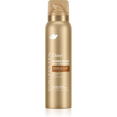 Dove Sunless Tan pianka samoopalająca odcień Medium to Dark 150 ml Dove Sunless Tan pianka samoopalająca odcień Medium to Dark 150 ml