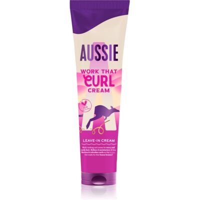Aussie Bouncy Curls Work That Curl krem bez spłukiwania do włosów kręconych i falowanych 160 ml Aussie Bouncy Curls Work That Curl krem bez spłukiwania do włosów kręconych i falowanych 160 ml
