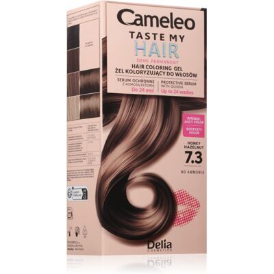 Delia Cosmetics Cameleo Taste My Hair demi-permanentna farba do włosów odcień 7.3 Honey Hazelnut 1 szt. Delia Cosmetics Cameleo Taste My Hair demi-permanentna farba do włosów odcień 7.3 Honey Hazelnut 1 szt.