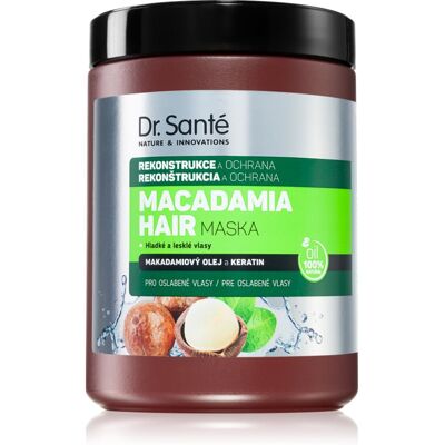 Dr. Santé Macadamia kremowa maseczka włosy słabe 1000 ml Dr. Santé Macadamia kremowa maseczka włosy słabe 1000 ml