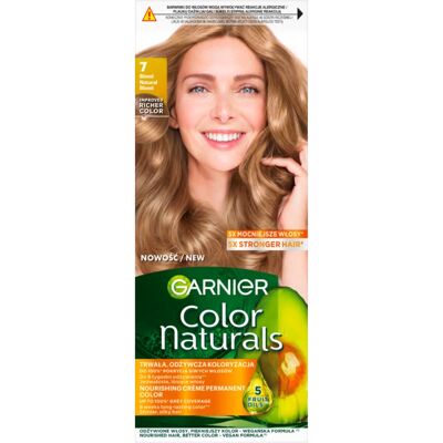 Farba do włosów Garnier Color Naturals Blond - Trwała - 60ml - Profesjonalna Formuła Farba do włosów Garnier Color Naturals Blond - Trwała - 60ml - Profesjonalna Formuła