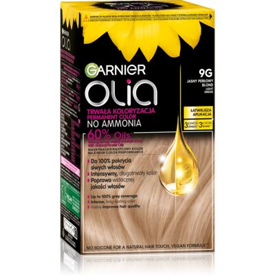 Garnier Olia Big Kit trwała farba do włosów odcień 9G Light greige 1 szt. Garnier Olia Big Kit trwała farba do włosów odcień 9G Light greige 1 szt.