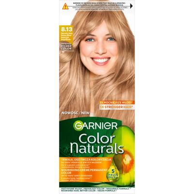 Garnier Color Naturals farba do włosów odcień 8.13 Natural Light Blonde 1 szt. Garnier Color Naturals farba do włosów odcień 8.13 Natural Light Blonde 1 szt.