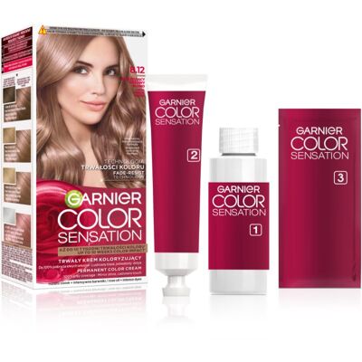 Garnier Color Sensation farba do włosów odcień 8.12 Opal Mauve 1 szt. Garnier Color Sensation farba do włosów odcień 8.12 Opal Mauve 1 szt.