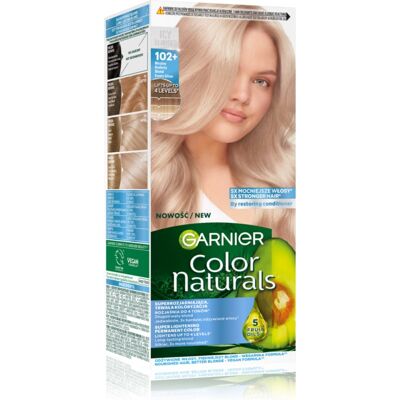Garnier Color Naturals farba do włosów odcień 102+ Mroźny Srebrny Blond 1 szt. Garnier Color Naturals farba do włosów odcień 102+ Mroźny Srebrny Blond 1 szt.