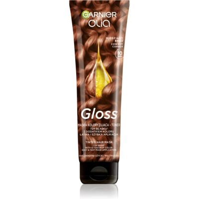 Garnier Olia Gloss maska koloryzująca do włosów odcień Miedziany Brąz 150 ml Garnier Olia Gloss maska koloryzująca do włosów odcień Miedziany Brąz 150 ml