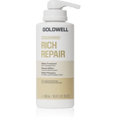 Goldwell Dualsenses Rich Repair 60Sec Treatment kuracja głęboko odżywiająca 500 ml Goldwell Dualsenses Rich Repair 60Sec Treatment kuracja głęboko odżywiająca 500 ml