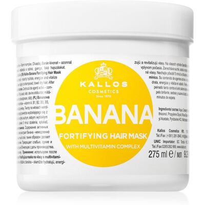 Kallos KJMN Professional Banana maseczka wzmacniająca z kompleksem multiwitaminowym 275 ml Kallos KJMN Professional Banana maseczka wzmacniająca z kompleksem multiwitaminowym 275 ml