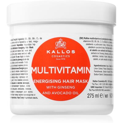 Kallos KJMN Professional Multivitamin maseczka energetyzująca do włosów 275 ml Kallos KJMN Professional Multivitamin maseczka energetyzująca do włosów 275 ml