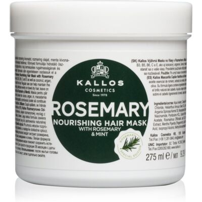 Kallos KJMN Professional Rosemary maska do włosów 275 ml Kallos KJMN Professional Rosemary maska do włosów 275 ml