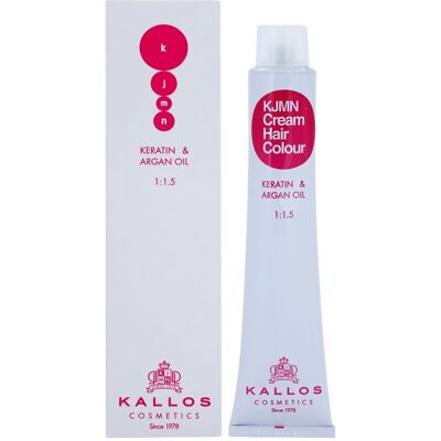Kallos KJMN Professional Cream Hair Colour Keratin & Argan Oil farba do włosów z keratyną i olejkiem arganowym odcień 6.35 Dark Golden Mahogany Blond 100 ml Kallos KJMN Professional Cream Hair Colour Keratin & Argan Oil farba do włosów z keratyną i olejkiem arganowym odcień 6.35 Dark Golden Mahogany Blond 100 ml