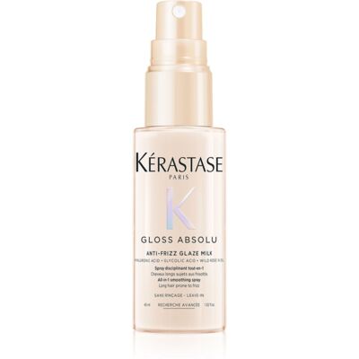 Kérastase Gloss Absolu Anti-Frizz Glaze Milk spray bez spłukiwania do nabłyszczania i zmiękczania włosów 45 ml Kérastase Gloss Absolu Anti-Frizz Glaze Milk spray bez spłukiwania do nabłyszczania i zmiękczania włosów 45 ml