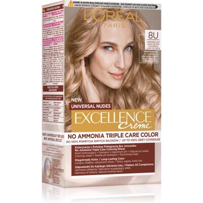 L’Oréal Paris Excellence Universal Nudes 8U - Farba do włosów L’Oréal Paris Excellence Universal Nudes 8U - Farba do włosów