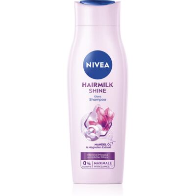 NIVEA Hairmilk Shine szampon pielęgnujący 250 ml NIVEA Hairmilk Shine szampon pielęgnujący 250 ml
