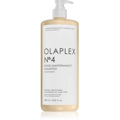Olaplex N°4 Bond Maintenance Shampoo szampon odbudowujący włosy do wszystkich rodzajów włosów 1000 ml Olaplex N°4 Bond Maintenance Shampoo szampon odbudowujący włosy do wszystkich rodzajów włosów 1000 ml