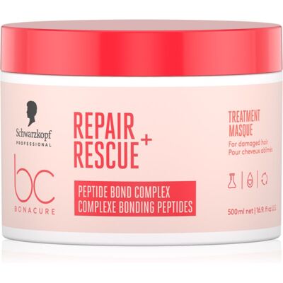 Schwarzkopf Professional BC Bonacure Repair Rescue+ intensywnie odżywcza maska do włosów zniszczonych 500 ml Schwarzkopf Professional BC Bonacure Repair Rescue+ intensywnie odżywcza maska do włosów zniszczonych 500 ml