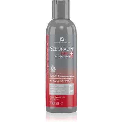 Seboradin Forte Anti Grey Hair Shampoo szampon przeciw siwieniu ciemnych włosów 200 ml Seboradin Forte Anti Grey Hair Shampoo szampon przeciw siwieniu ciemnych włosów 200 ml